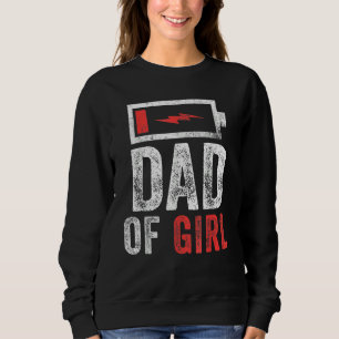 Camiseta Pai De Menina Do Nascimento Do Dia de os pais Filh