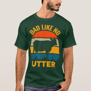 Camiseta Pai De Meninos Como Nenhuma Vaca De Dia de os pais