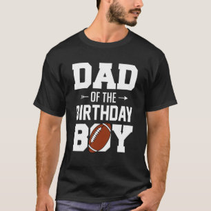 Camiseta Pai De Meninos Da Família Birthday Boy