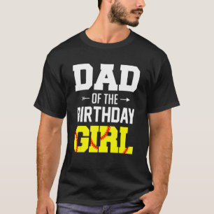 Camiseta Pai De Meninos Da Família De Pais De Softball Da R