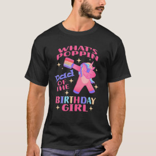 Camiseta Pai De Meninos Da Garota De Aniversário Bing Unico