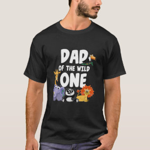 Camiseta Pai De Meninos Da Selva De Aniversário Do Tema Do