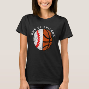 Camiseta Pai De Menores De Ballers Pai De Baseball
