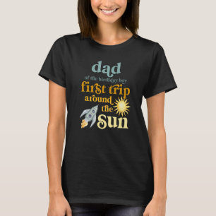 Camiseta Pai de Menores do primeiro aniversario de Espaço E