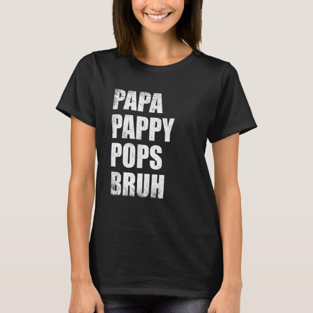 Camiseta Pai De Menores Do Son Papa Pappy Pop Bru (Frente)