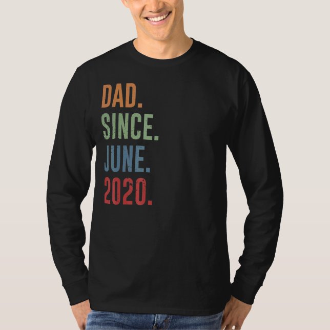 Camiseta Pai De Mens Desde Junho De 2020 (Frente)