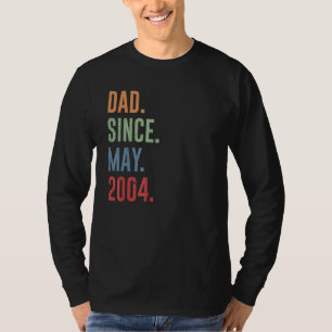Camiseta Pai De Mens Desde Maio De 2004