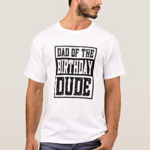 Camiseta Pai De Mens Do Cara De Aniversário