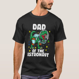 Camiseta Pai de mens do encontro familiar do astronauta de