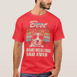 Camiseta Pai de Mens Melhor Pembroke Welsh Corgi