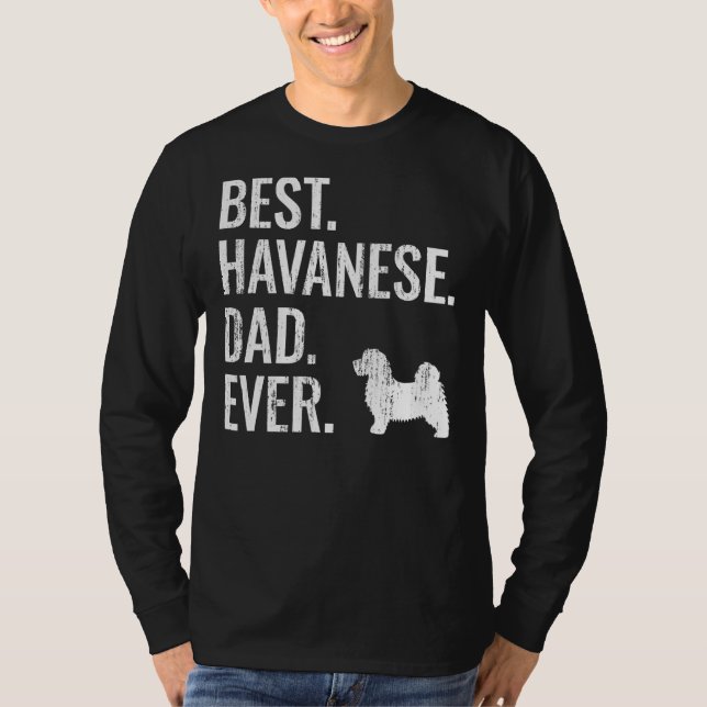 Camiseta Pai de Mens no Havanês Nunca Legal Proprietário de (Frente)