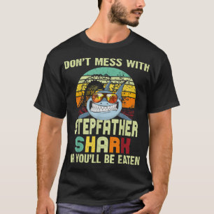 Camiseta Pai De Mens Presente Da Filha Não Mete Com Stepfa