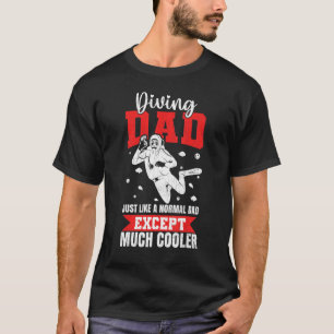 Camiseta Pai de mergulho, drivers Scuba, gráficos de mergul