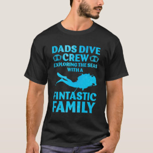 Camiseta Pai de mergulho habilidoso mergulhador de água abe