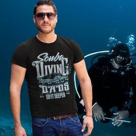 Camiseta Pai de mergulho Scuba