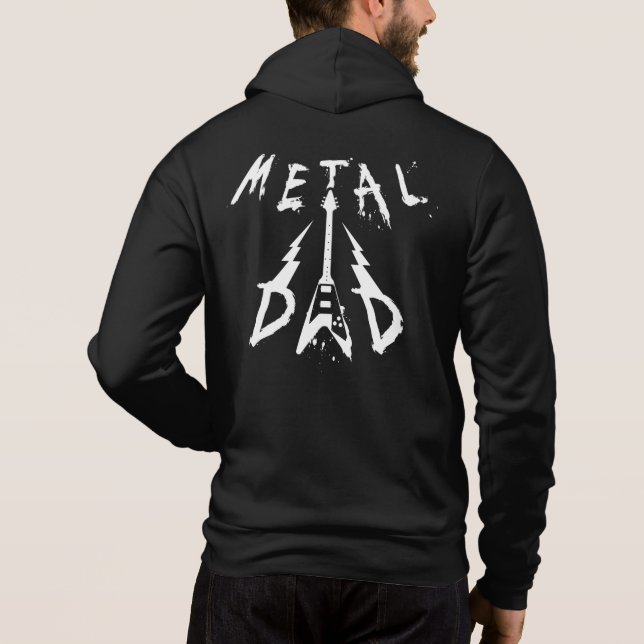 Camiseta Pai de metal pesado (Verso)