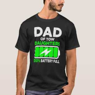 Camiseta Pai De Moedas De Dois Dias de os pais De Cheio De 