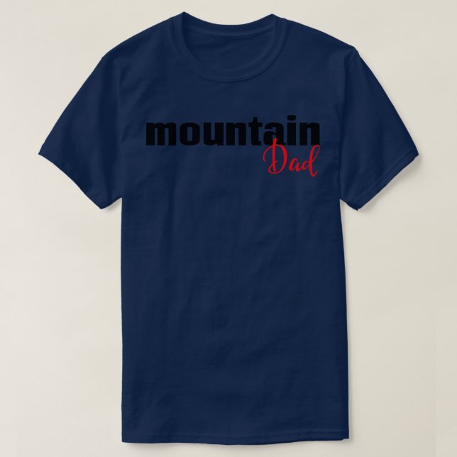 Camiseta Pai de montanha (Frente do Design)