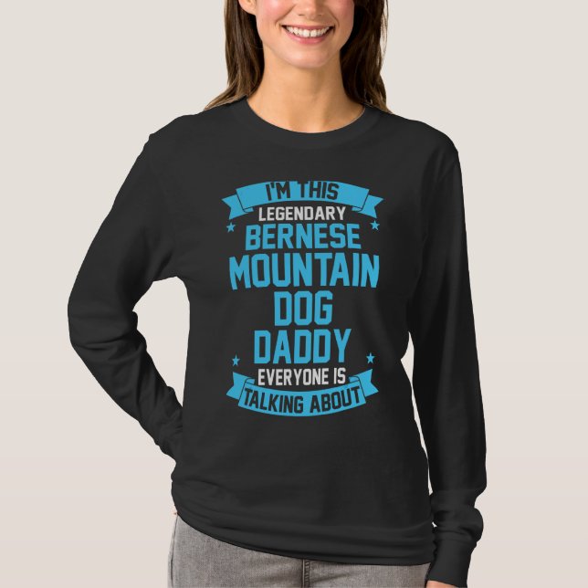 Camiseta Pai de Montanha Mens Bernese (Frente)