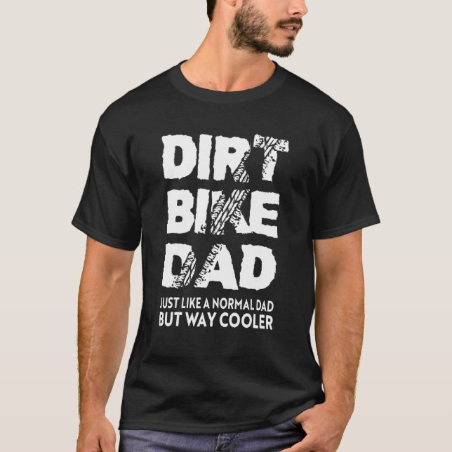 Camiseta Pai de motocross da dieta (Frente)