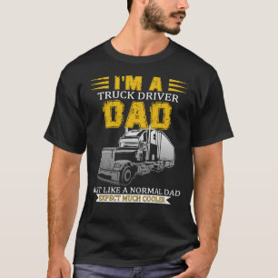 Camiseta pai de motorista de caminhão