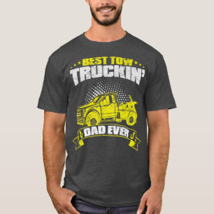 Camiseta Pai De Motorista De Caminhão - Pai - Pai Amarelo-A