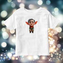 Camiseta Pai de Natal Cansado Elf Toddler Tee