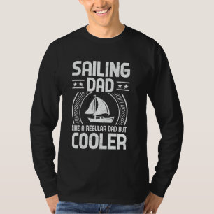 Camiseta Pai De Navegação De Barco Engraçado De pai Como Um