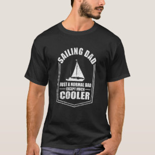 Camiseta Pai De Navegação Mens Apenas Um Pai Normal, Exceto