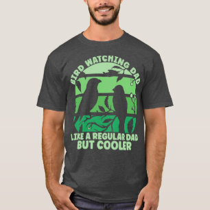 Camiseta Pai de observação de pássaros