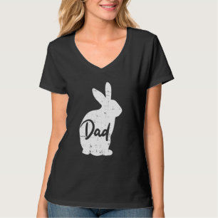 Camiseta Pai De Pai De Mens Bunny Correspondente Grupo Funn
