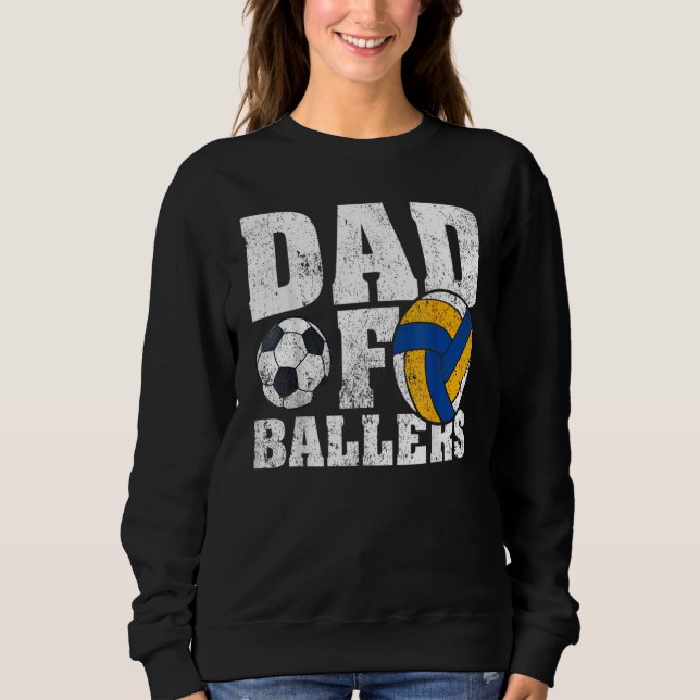 Camiseta Pai De Pai De Voleibol Do Sentinela (Frente)