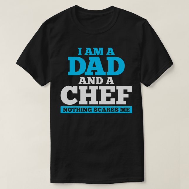 Camiseta Pai de Pai do Cook Chef do cozinhar (Frente do Design)