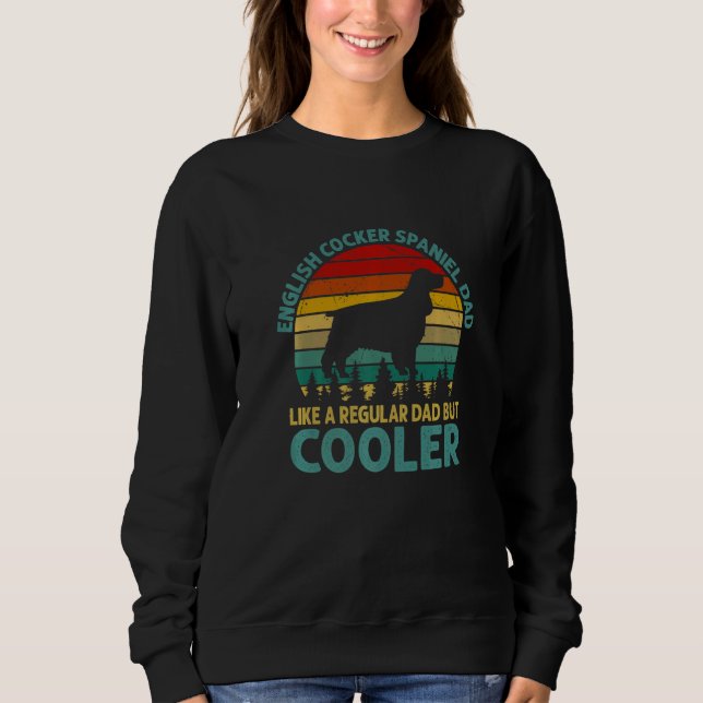Camiseta Pai De Panela De Cocker Como Um Pai Regular, Mas M (Frente)