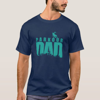Camiseta Pai de parkour Obstáculo Treinamento esportivo gar