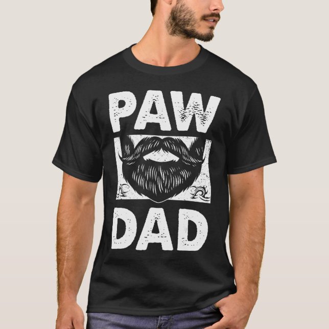 Camiseta Pai De Pata Animal Pets Pai Estilo De Vida Cão (Frente)