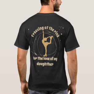 Camiseta Pai de patinação figura "Congelando"