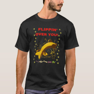 CAMISETA PAI DE PATROCINTA FUNNHA COM O WIENER DOG MOM FLIP