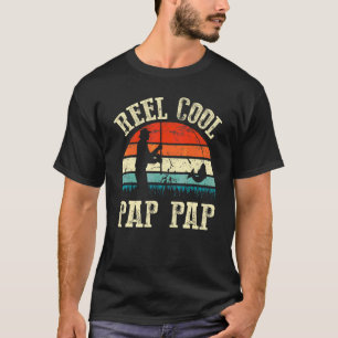 Camiseta Pai de Peixe de Pesca de Carretel Vintage Legal pa