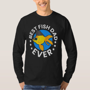 Camiseta Pai De Peixes Mais Enorme Nunca Dia de os pais Aqu