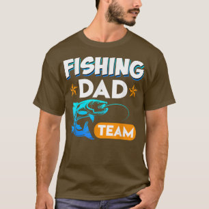 Camiseta Pai De Pesca Da Equipe Anglesa Da Família Angler p