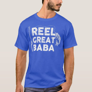 Camiseta Pai de pesca da rola Excelente Baba ou pescador Av