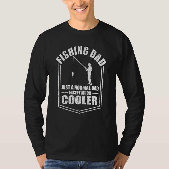 Camiseta Pai De Pesca De Menores Apenas Um Pai Normal, Exce (Frente)