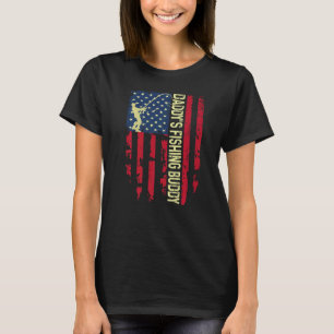 Camiseta Pai De Pesca De pai Son Squad Young Fish