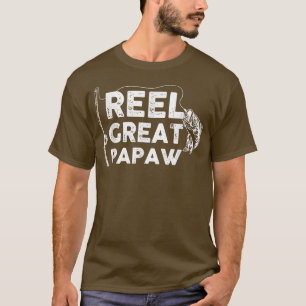 Camiseta Pai de pesca de rolo Excelente ou pescador Grandp