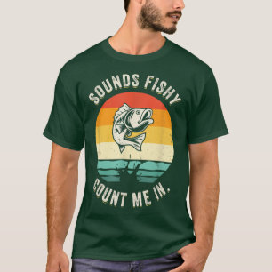 Camiseta Pai De Pesca Vovô Soa Peixe Retro Engraçado Fishi