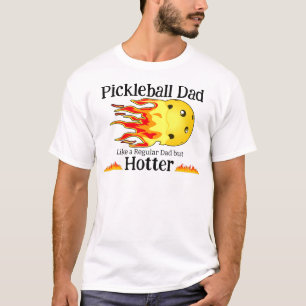 Camiseta Pai De Pickleball Como Um Pai Normal Mas Mais Quen