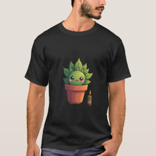 Camiseta Pai de Planta Suculenta Tímida - Jardim Interno Ka