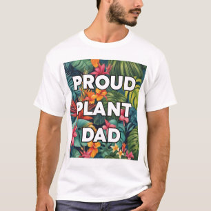 Camiseta Pai de Plantas Orgulhosas - Edição Tropical
