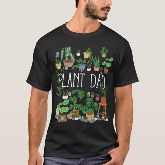Camiseta Pai de plantas plantadas (Frente)